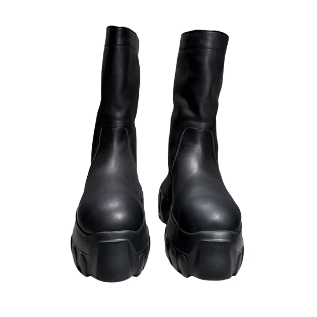 Rick Owens shoes — platform boots and leather footwear