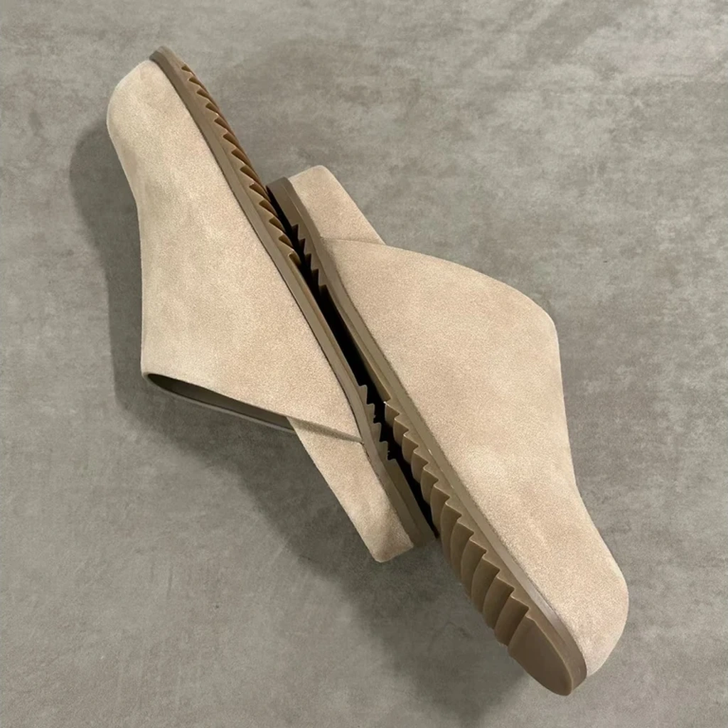 Rick Owens Abstract Bumper Slide Beige