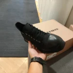 Rick Owens Abstract Low Nylon Slip On All Black